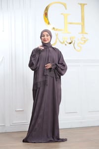 عباءة صلاة الفرسان نمط مربعات thumb 3