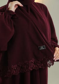 عباءة صلاة صوف شانيل (شتوي) thumb 7