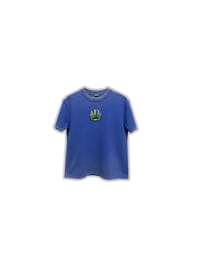 Blue Flame Acid-Washed-Distressed tee thumb 1