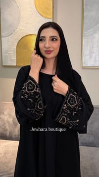 Aruba Abaya black | Closed thumb 2