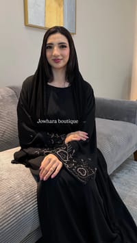 Aruba Abaya black | Closed thumb 3