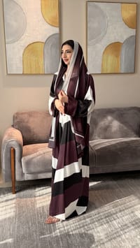 Saba Printed Abaya thumb 3