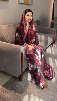 Amora Printed Abaya thumb 2