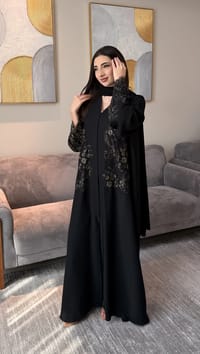 Bayan Black Abaya thumb 2