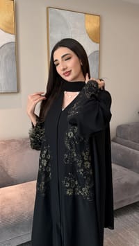 Bayan Black Abaya thumb 3