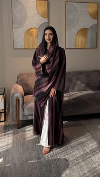 Ambar Printed Abaya thumb 2