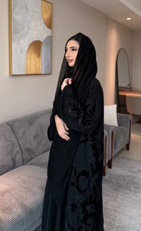 Lima  Abaya Black thumb 1