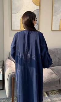 Alyazi Abaya Navy blue thumb 3
