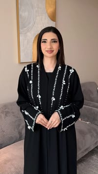 Zabida  Abaya Black thumb 1