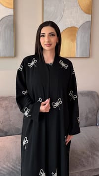 Fahima  Abaya Black thumb 1