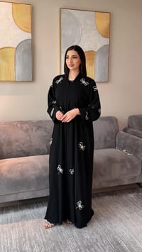 Fahima  Abaya Black thumb 2