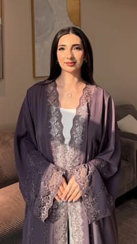 Izila Abaya Purple thumb 1