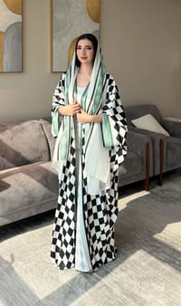 JB printed Abaya 05 thumb 1