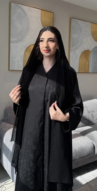 Nila Black Abaya thumb 1