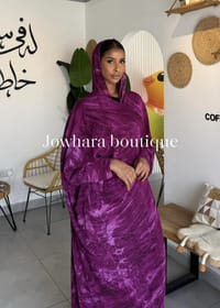 Mulki abaya Purple thumb 1