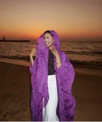 Mulki abaya Purple thumb 2