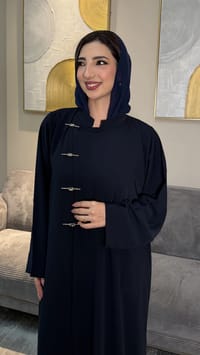 Jory abaya Navy blue thumb 1