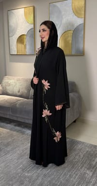 Alyazia abaya black thumb 2