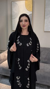 Amran  abaya black thumb 2