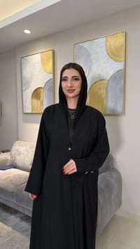 Mizna Abaya Black thumb 1