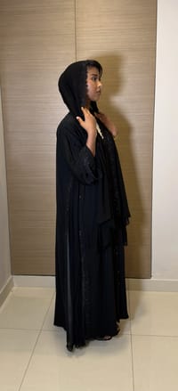 Amora black Abaya thumb 3
