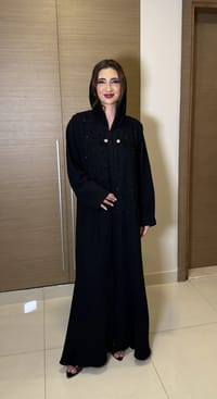 Aswan abaya black thumb 2