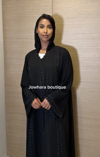 Naziha abaya Black thumb 1