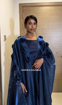Ubax Abaya Navy Blue thumb 1