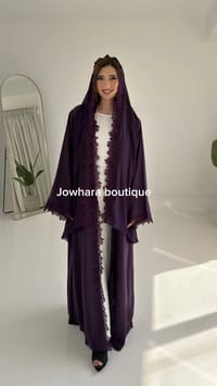 Ayra Abaya Purple thumb 2