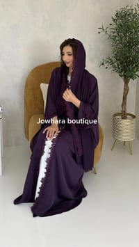 Ayra Abaya Purple thumb 3