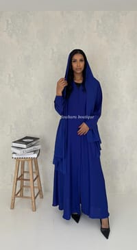 Najah Abaya Royal blue thumb 2