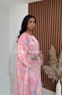 Ameera Pink Abaya thumb 1
