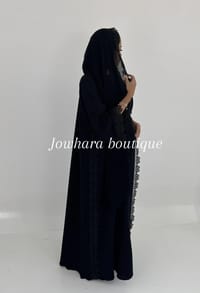 Aleena abaya black thumb 3