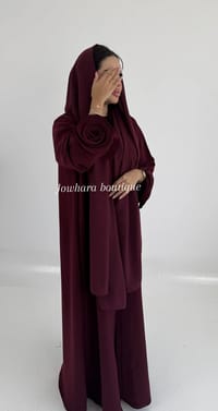 Ward Abaya maroon thumb 2