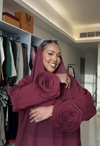 Ward Abaya maroon thumb 3