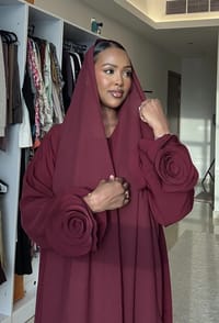 Ward Abaya maroon thumb 4