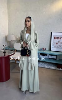 Suban Abaya color Matcha thumb 4