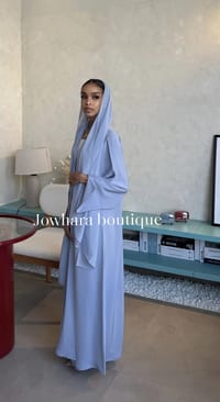 Suban Abaya color sky blue thumb 1