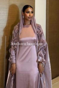 Ubax Abaya lilac thumb 1