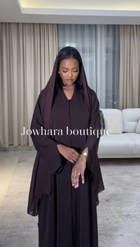 Najah Abaya Dark Cherry thumb 1
