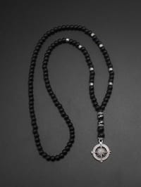 Round Pendant Necklace for Men thumb 1