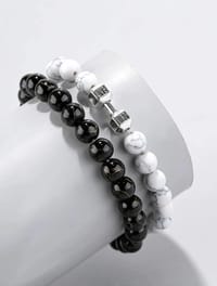 2 Pieces Men Beaded Bracelet thumb 3