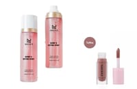 Moisturizing makeup Glowy Setting spray & Toffee lipgloss thumb 1