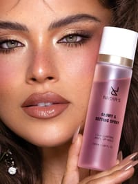 Moisturizing makeup Glowy Setting spray & Toffee lipgloss thumb 2