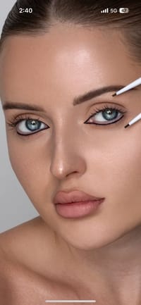 Brown  eyebrow & eye pencil thumb 3