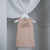 Beige Bow - Newborn thumb 1