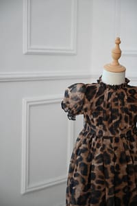Little Leopard Chiffon Dress thumb 1