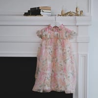 Peach Blossom Organza Dress thumb 2