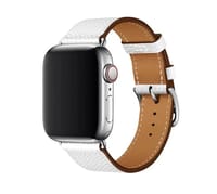 Apple Watch - leather white thumb 1