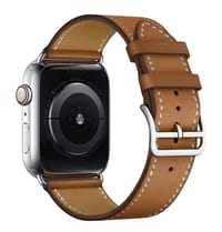 Apple Watch - classic tan leather thumb 2